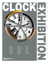 This poster design was made during one of my advanced classes at Arizona State University. My instructor at the time the sign is to make multiple poster designs talking about the clock exhibit that we are producing for the institution.