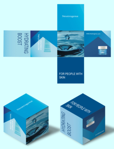 In this project I was assigned by my professor to create a brand new packaging design for Neutrogena. In this design, I made and displayed an overview of the design as a whole and provided 3D models showcasing the final product.